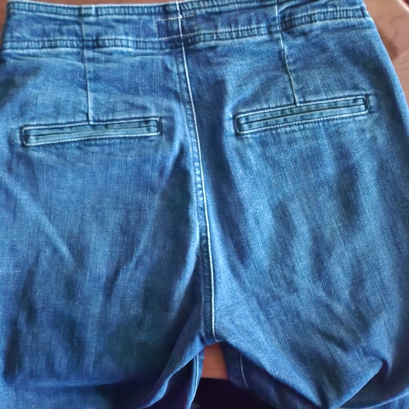 MOTHER High Rise Dark Sailor Blue Jeans 26 - Picture 5 of 9